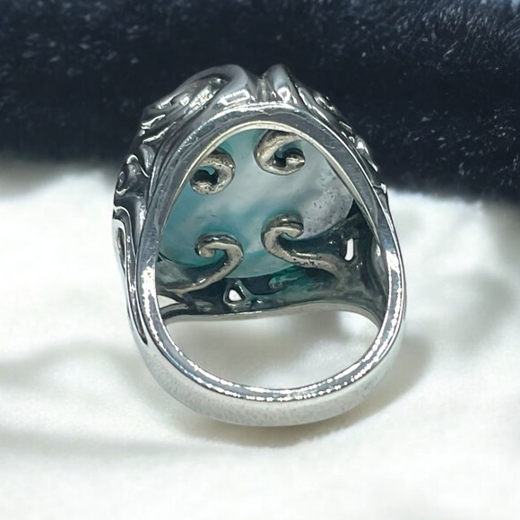 🌺Carolyn Pollack Sterling & Blue Quartz Ring - Picture 10 of 14